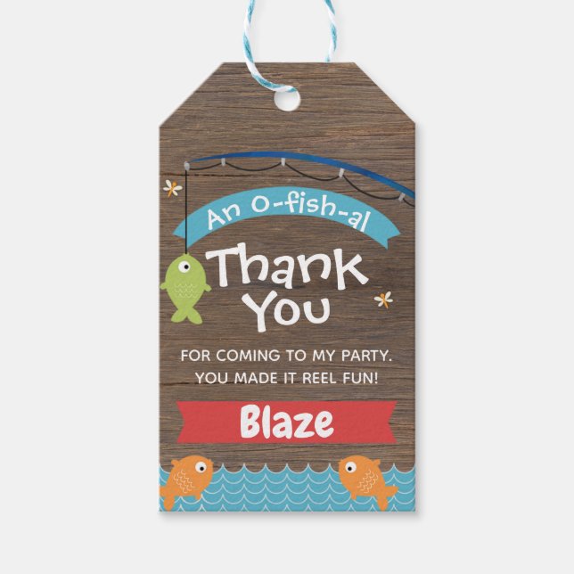 Tag der Geburtstagsfavoriten Geschenkanhänger (Vorderseite)