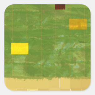 Tag der Genese 3: Vegetation 2014 Quadratischer Aufkleber