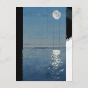 Tag der Genesis 2: Waters 2014 digitale Malerei Postkarte