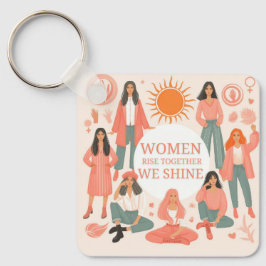 Tag der glücklichen internationalen Frauen Schlüsselanhänger