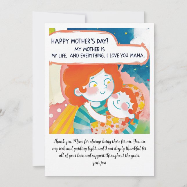 Tag der glücklichen Mütter (Rückseite)