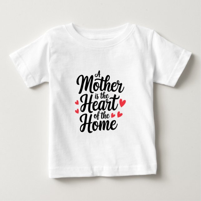 Tag der glücklichen Mütter Baby T-shirt (Vorderseite)