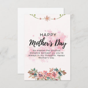 Tag der glücklichen Mutter Dankeskarte