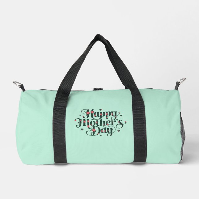 Tag der glücklichen Mütter Duffle Bag (Vorderseite)