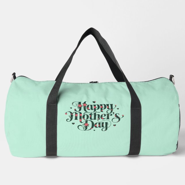 Tag der glücklichen Mütter Duffle Bag (Vorderseite)