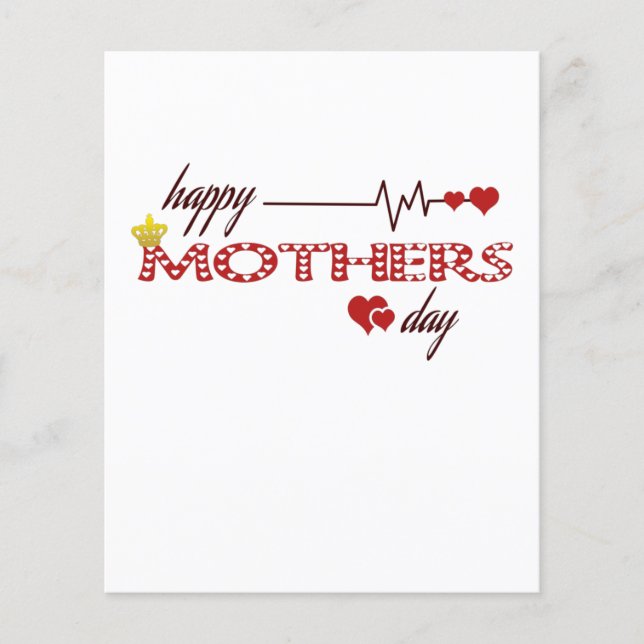 Tag der glücklichen Mütter Flyer (Vorne)