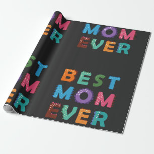 Tag der glücklichen Mütter für beste Mama Geschenkpapier