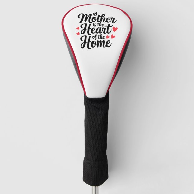 Tag der glücklichen Mütter Golf Headcover (Vorderseite)