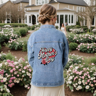 Tag der glücklichen Mütter Jeansjacke