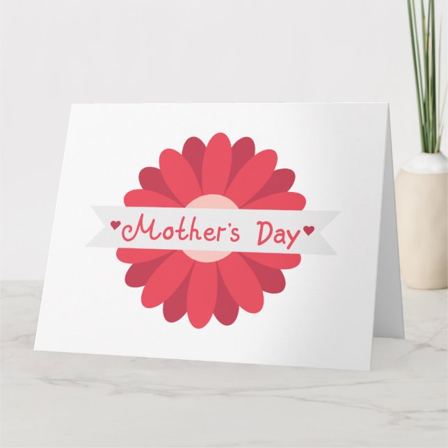 Tag der glücklichen Mütter Karte (Vorderseite)