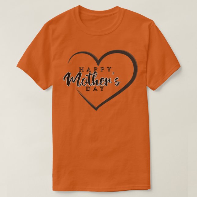 Tag der glücklichen Mütter Mutter Personalisierte  T-Shirt (Design vorne)