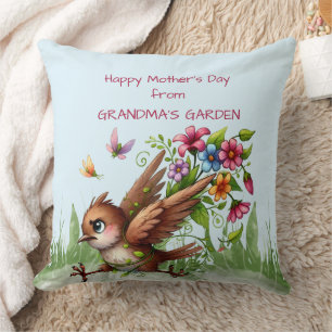 Tag der glücklichen Mütter von GRANDMA'S GARDEN Fu Kissen