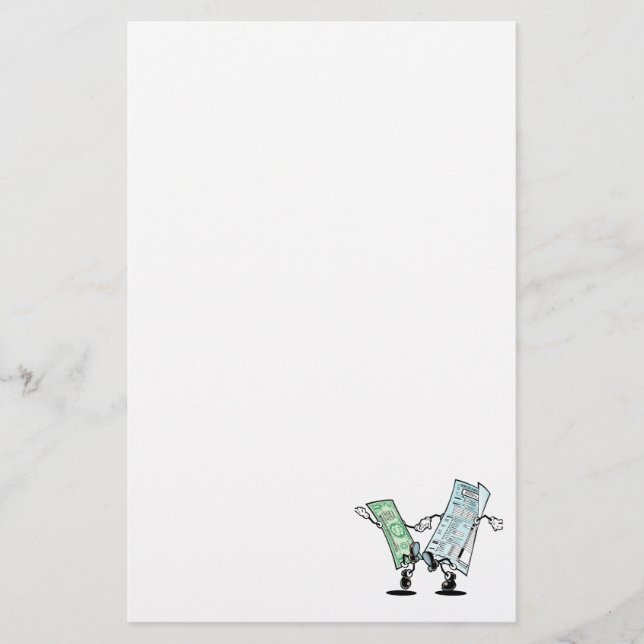 Tag der glücklichen Steuer Briefpapier (Vorderseite)