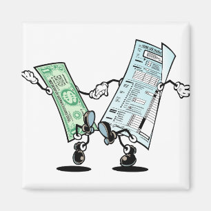 Tag der glücklichen Steuer Magnet