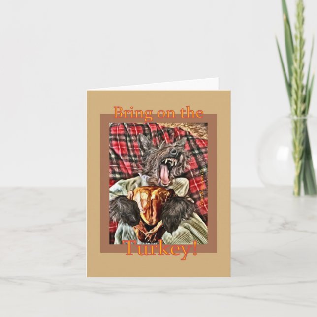 Tag der glücklichen Türkei Karte (Vorderseite)