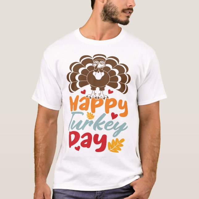 Tag der glücklichen Türkei T-Shirt (Vorderseite)