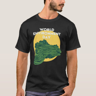 Tag der glücklichen Umwelt unser Planet 17 T-Shirt