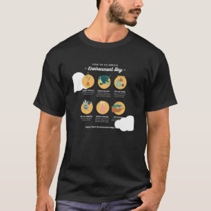 Tag der glücklichen Umwelt unser Planet 5 T-Shirt