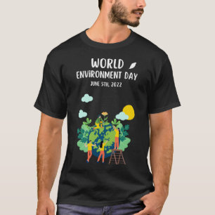 Tag der glücklichen Umwelt unser Planet 6 T-Shirt