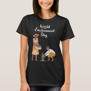 Tag der glücklichen Umwelt unser Planet 8 T-Shirt