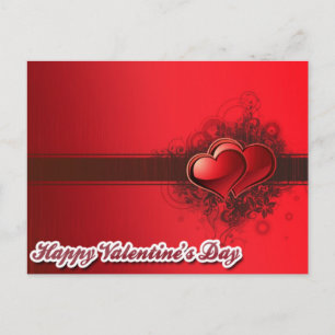 Tag der glücklichen Valentine Feiertagspostkarte