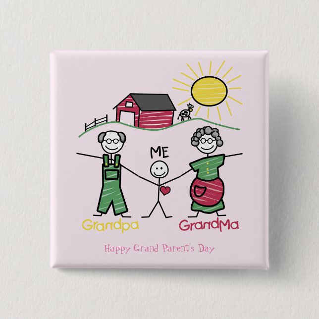 Tag der Großeltern Button (Vorderseite)