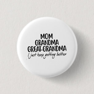 Tag der Großmütter der Mama Oma Button
