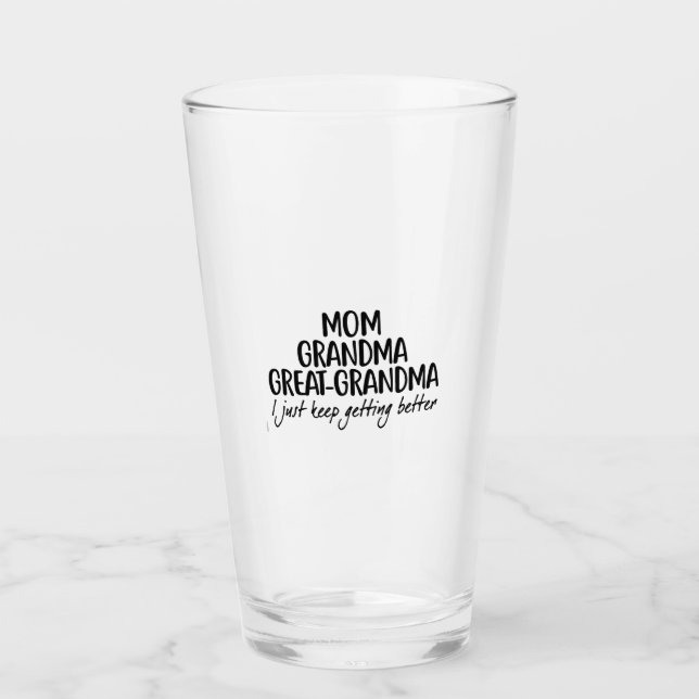 Tag der Großmütter der Mama Oma Glas (Vorderseite)
