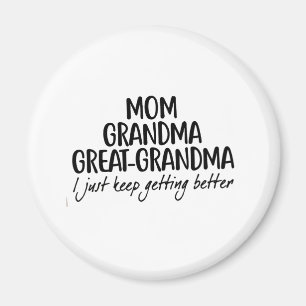 Tag der Großmütter der Mama Oma Magnet