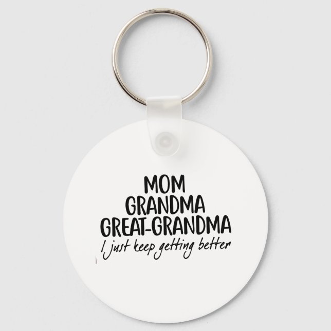 Tag der Großmütter der Mama Oma Schlüsselanhänger (Vorderseite)