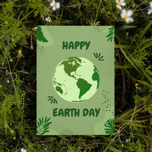 Tag der Grünen Erde Postkarte