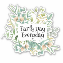 Tag der Grünen Erde, Rett Erde Aufkleber