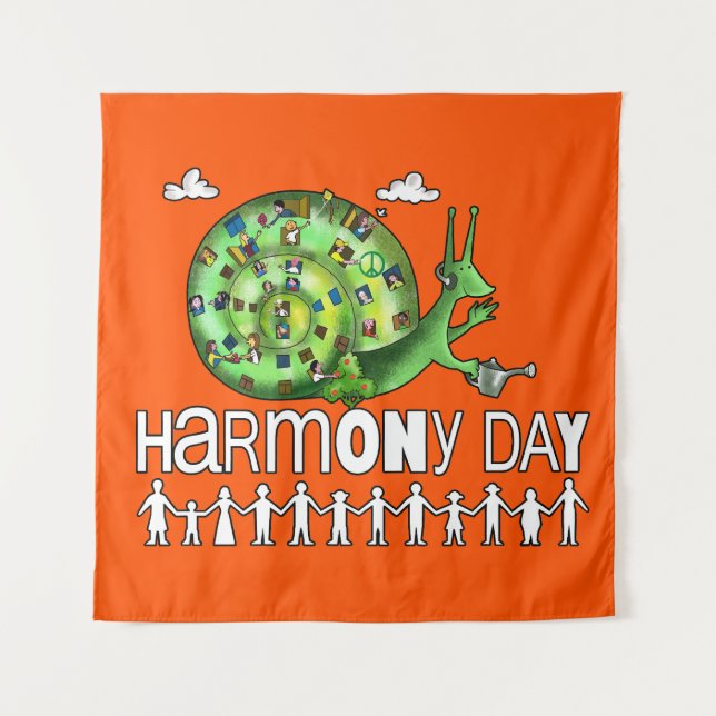 Tag der Harmonie Wandteppich (Vorderseite)