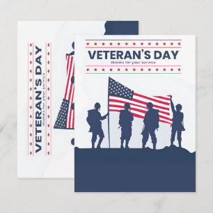 Tag der Helden Amerikas – Veteranentag 2025 Dankeskarte