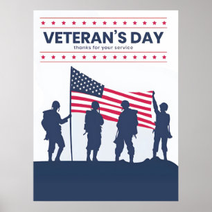 Tag der Helden Amerikas – Veteranentag 2025 Poster