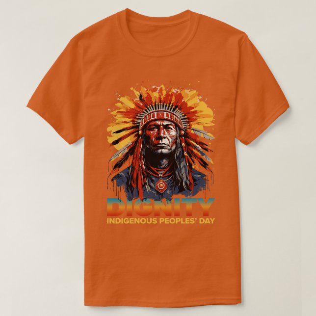 Tag der indigenen Völker T-Shirt (Design vorne)