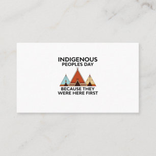 Tag der indigenen Völker waren sie hier erste ind