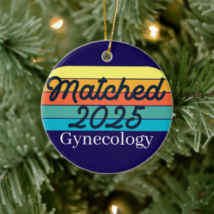 Tag der individuellen Retro-Match-Sitzung 2025 Keramik Ornament