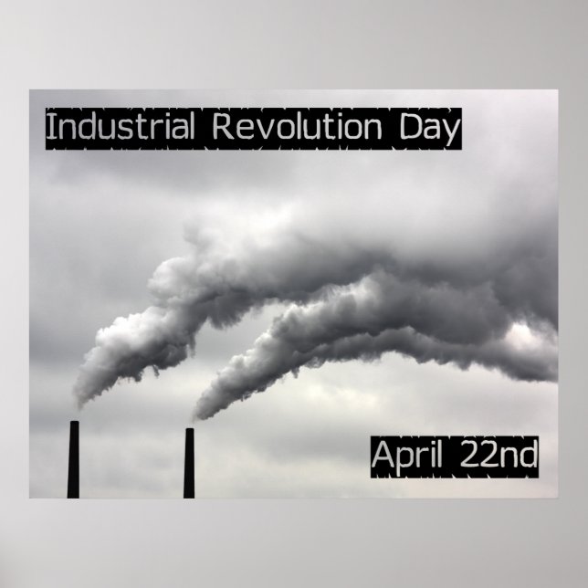 Tag der Industriellen Revolution Poster (Vorne)