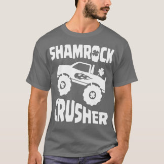 Tag der Kids St Patricks Tag des Monster Truck Lov T-Shirt