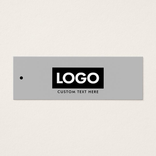 Tag der Kleidung für moderne graue Firmenlogos (Vorderseite)