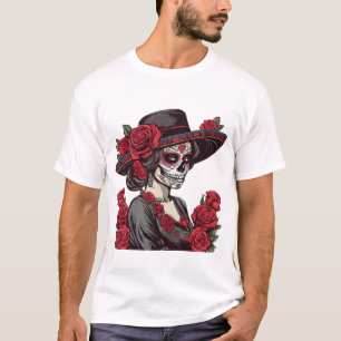 Tag der Königin der Toten Rose T-Shirt