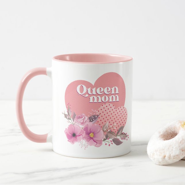 Tag der Königin Mutter_glücklich Mutter Tasse (Mit Donut)