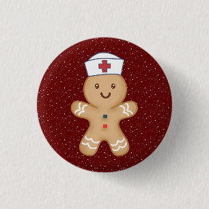 Tag der Krankenschwester Mutter Dankeschön Rotes-K Button