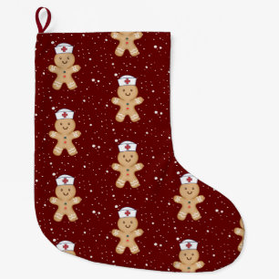 Tag der Krankenschwester Mutter Dankeschön Rotes-K Großer Weihnachtsstrumpf