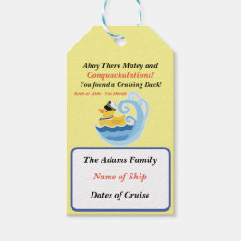 Tag der Kreuzfahrt Geschenkanhänger