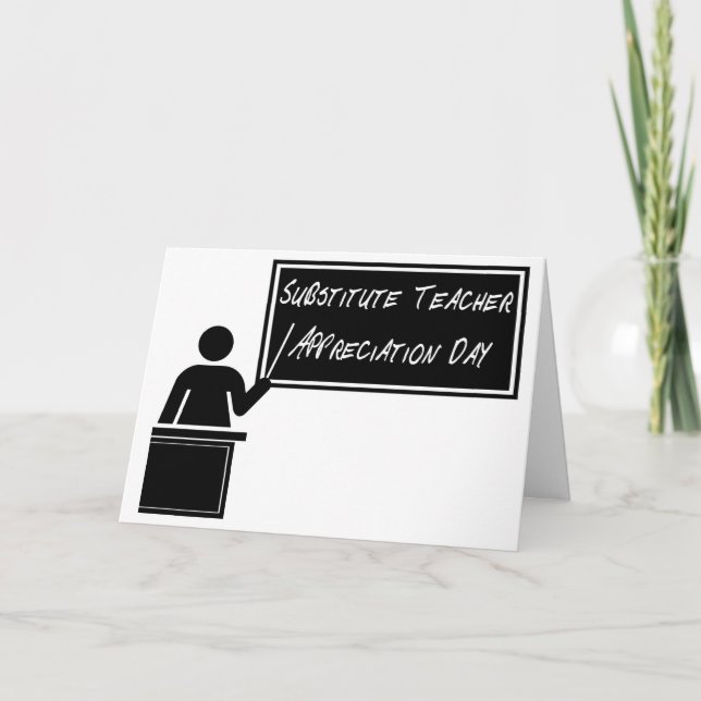 Tag der Lehrerbewertung Karte (Vorderseite)