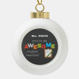 Tag der Lehrerbewertung, Phantastisch Keramik Kugel-Ornament