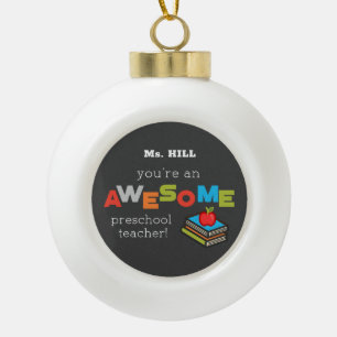 Tag der Lehrerbewertung, Phantastisch Keramik Kugel-Ornament
