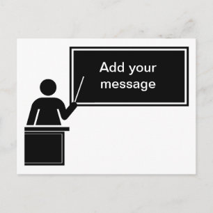 Tag der Lehrerbewertung Postkarte